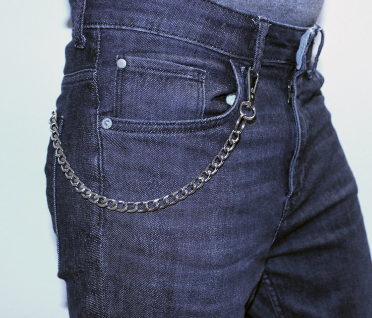 Брелок цепь для джинс с карабином Cord Артикул: CH3512NI