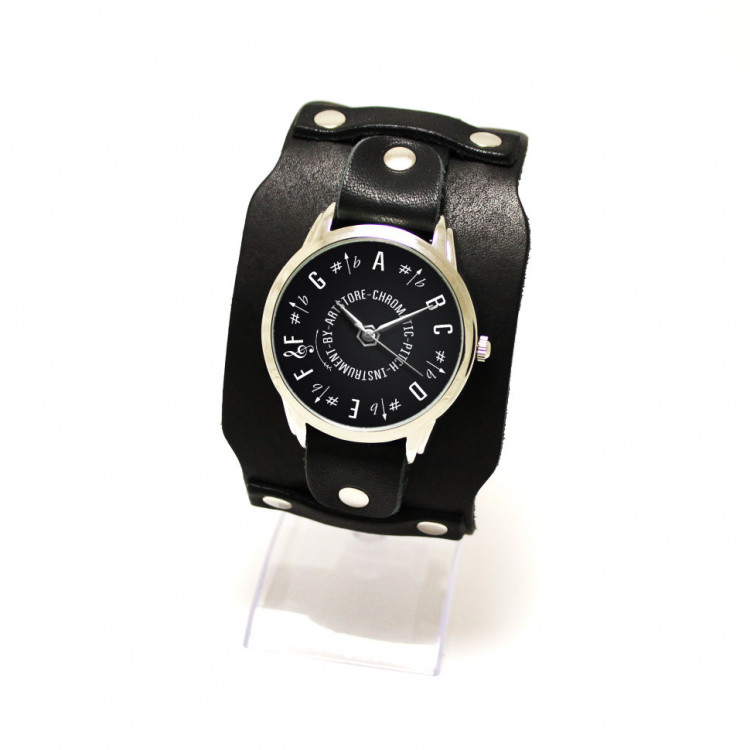 Прямоугольный браслет для часов Montre с подложкой из натуральной кожи Артикул: 5335BL