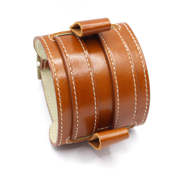 Прошитый широкий браслет для часов Aviator Stitch Артикул: 5422COST
