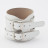 Кожаный браслет ArtStore Cuff 8030w Белый