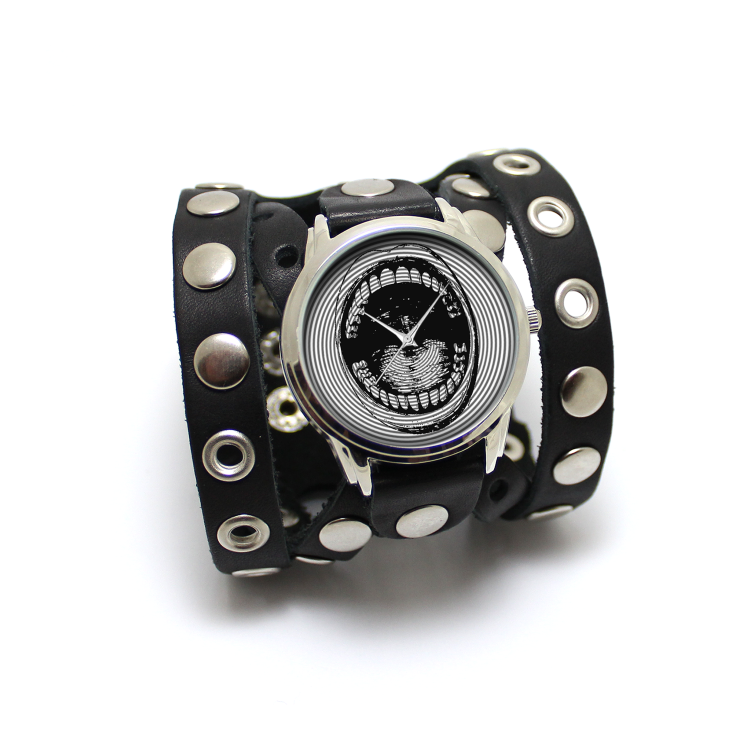 Браслет для годинника Rivet Style в стилі рок Артикул: 5080BL
