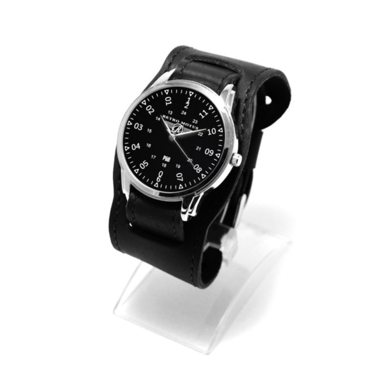 Ремінець для годинника Pride &amp; Bright M18 Black 20 мм 7980BLST Артикул: 7980BLST