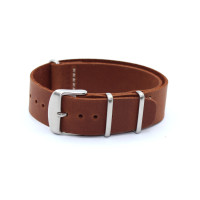 Ремінець для годинника Pride & Bright Nato Light Brown коричневий 2118LBR