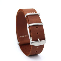 Ремінець для годинника Pride & Bright Nato Light Brown коричневий 2120LBR