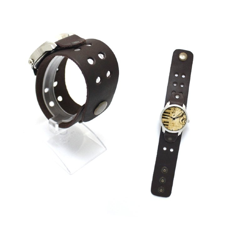 Шкіряний браслет Moto з отворами для наручних годинників   Артикул: 5020BR