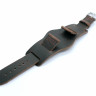 Вінтажний коричневий ремінець для годинника J19 20 22 мм - фото 4