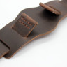 Вінтажний коричневий ремінець для годинника J19 20 22 мм - фото 2