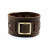 Мягкий кожаный браслет Archer оливково-коричневый с прямоугольной рамкой