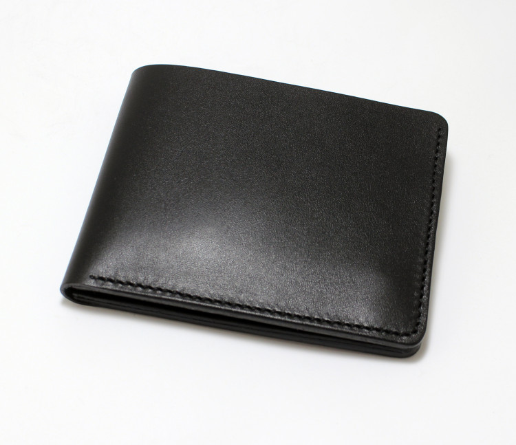 Чорний шкіряний гаманець затискач для грошей Luster Артикул: WLT4049BL