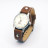 Сплошной кожаный браслет для часов Cobra S 36 мм