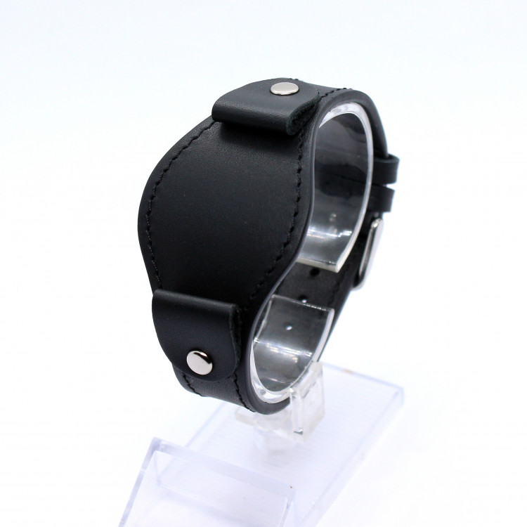Суцільний шкіряний браслет для годинника Cobra S 36 мм Артикул: WS7701BL