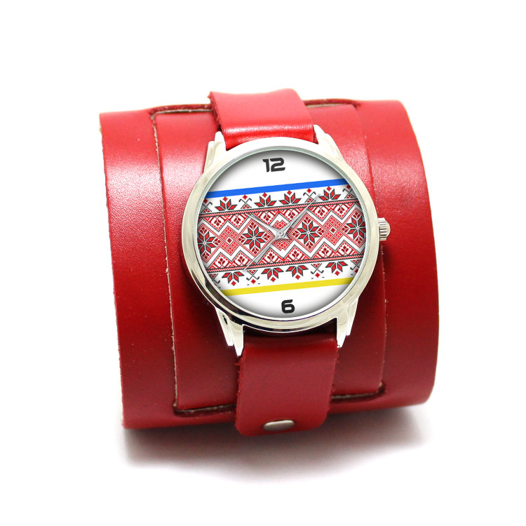Жіночий наручний годинник Українська вишиванка Артикул: UAW5410RD