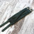 Кожаный широкий браслет Flyboy зеленый