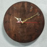 Дерев'яний настінний годинник Перо зі зворотним ходом - фото 3