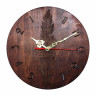 Дерев'яний настінний годинник Перо зі зворотним ходом - фото 2