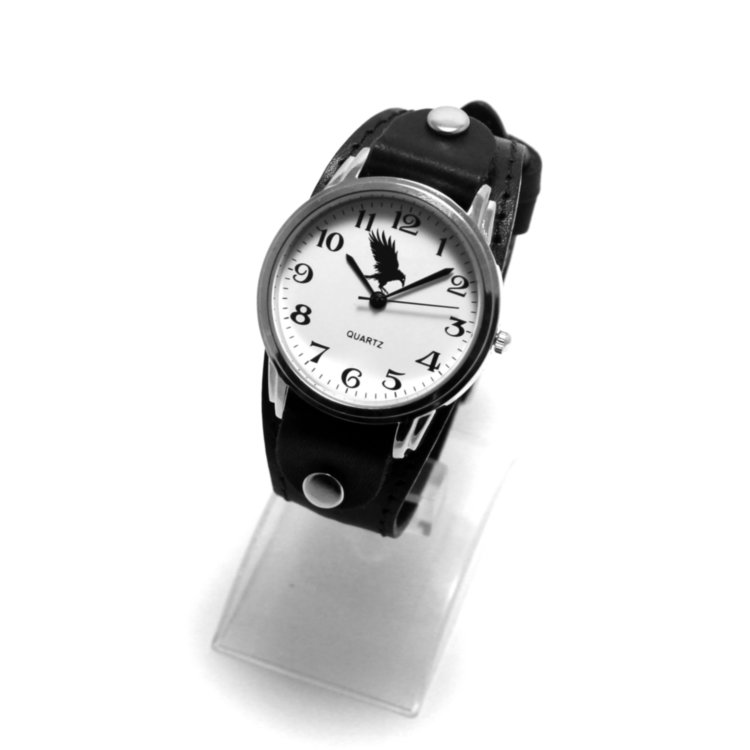 Сплошной кожаный ремешок для часов Shark Артикул: WB7900BLST