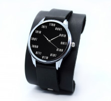 Чоловічий наручний годинник Двоичная система з бінарними кодами