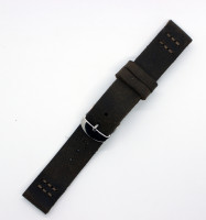 Темно-коричневий ремінець для годинника MrStraight 18 мм