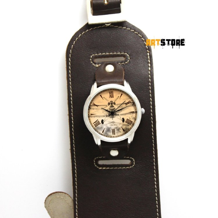 Чоловічий наручний годинник Avion з коричневим напульсником Артикул: AVNQ15010BRST