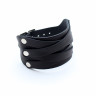 Кожаный браслет Pride&Bright Gothic 4215BL чёрный