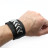 Широкий кожаный браслет Chevron Cuff