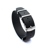 Ремінець для годинника Pride & Bright Nato Black 20 мм чорний 2118BL
