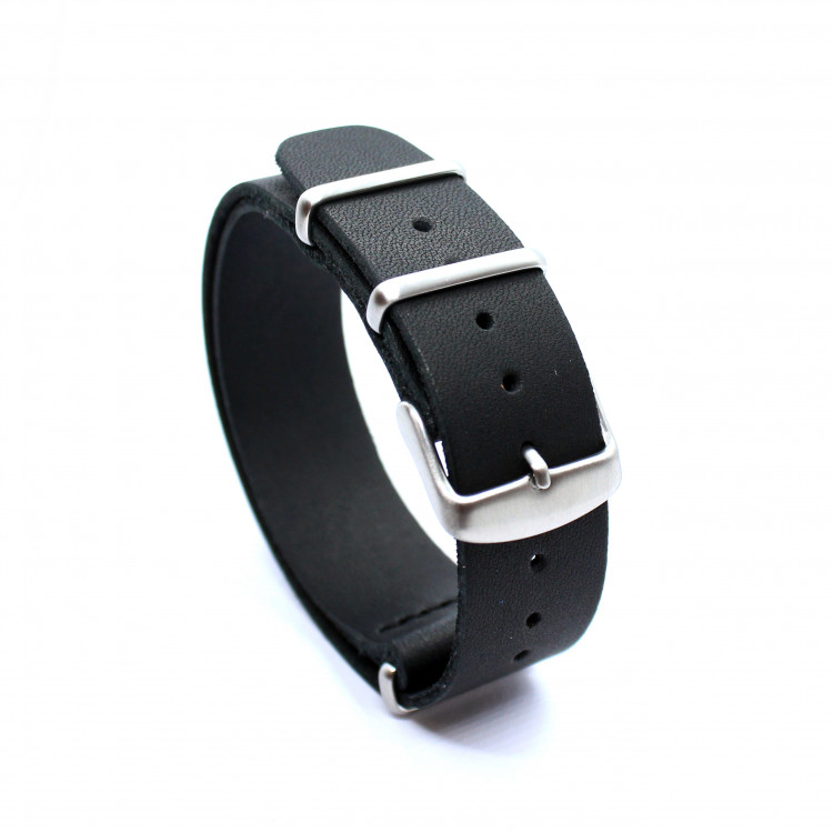 Ремінець для годинника Pride &amp; Bright Nato Black 20 мм чорний 2118BL Артикул: 2118BL