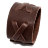 Кожаный браслет InsideX Brown в стиле рок