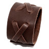 Шкіряний браслет InsideX Brown в стилі рок - фото 1
