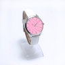 Наручные часы Polka Dot с розовым циферблатом в горошек - фото 1